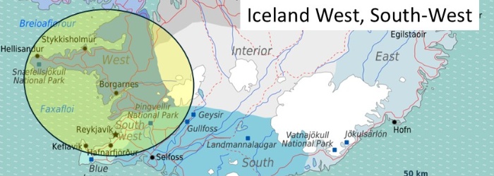 Iceland Region West South-West 700x250n