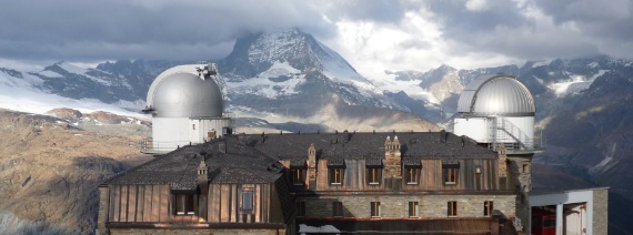 VS, Gornergrat, Kulmhotel 3100m, erbaut 1896, 1907, mit ex-Observatorien, Zermatt